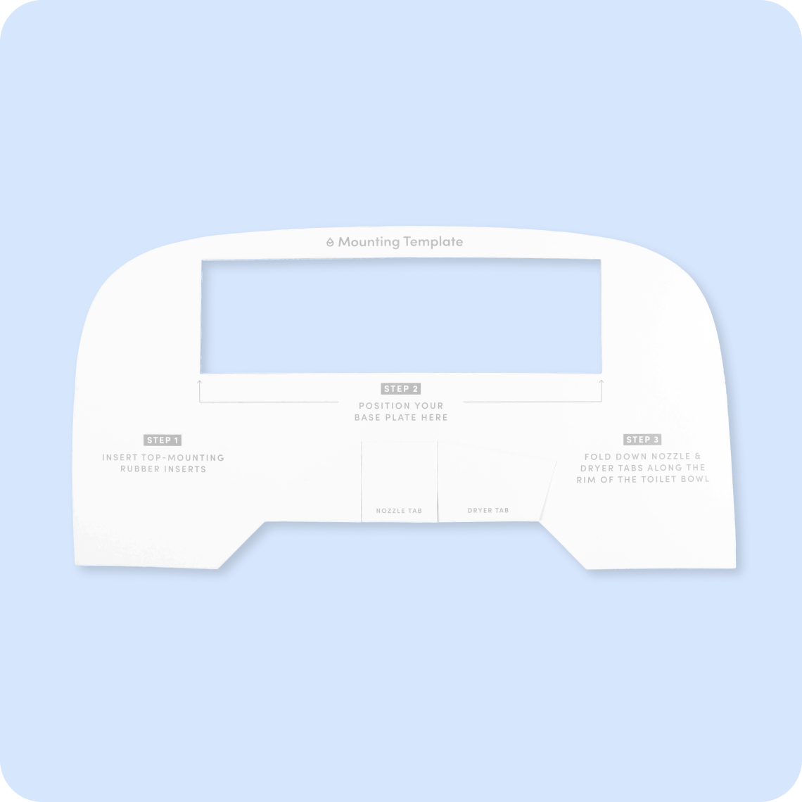 Mounting Template for Aura/Cloud/Cloud+ Parts & Accessories TUSHY