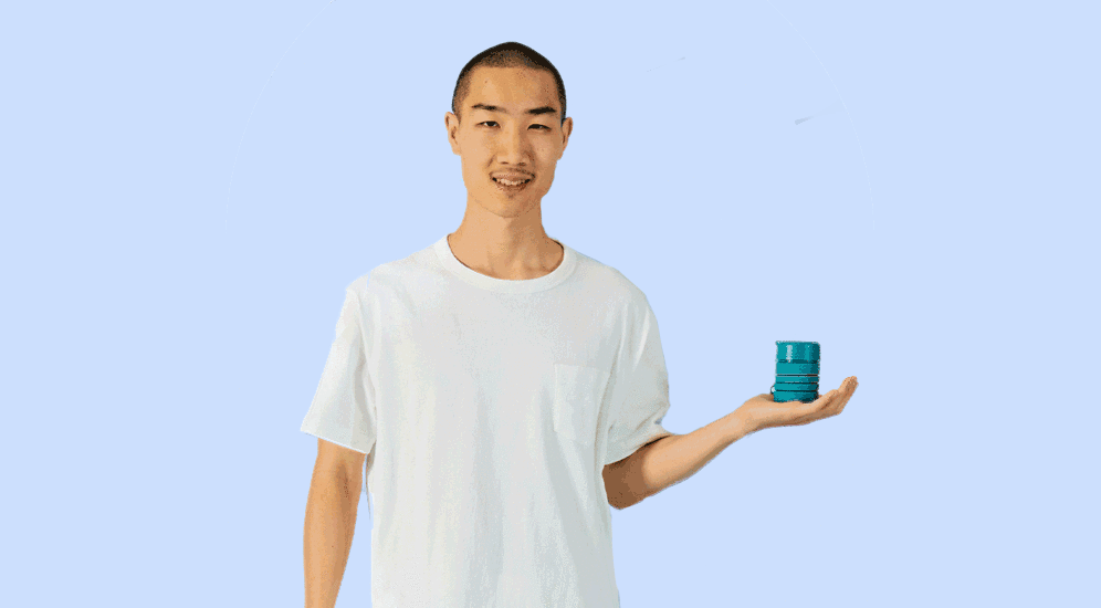 push up the spout, fill it with water, and squirt