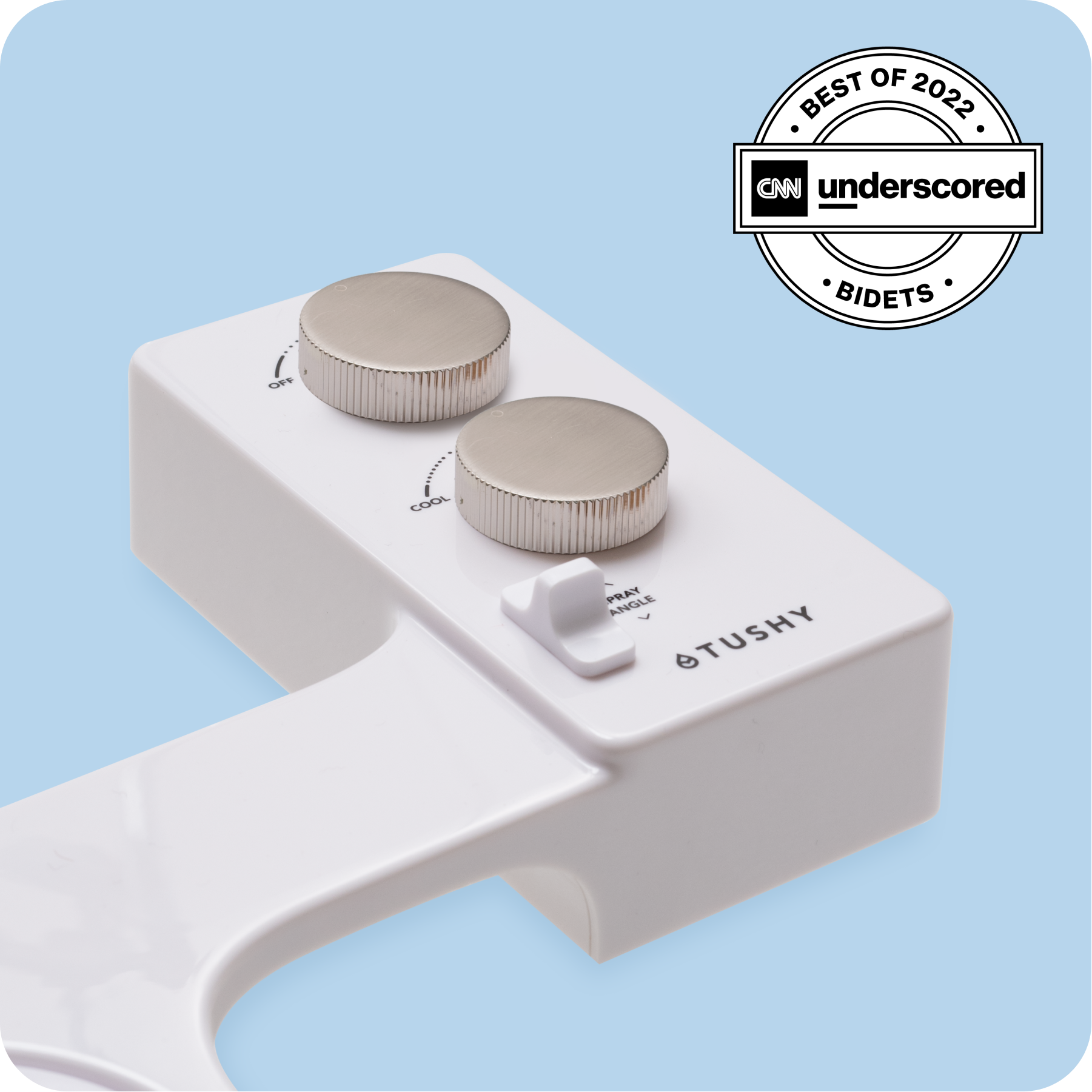 White with Platinum Bundle Knob