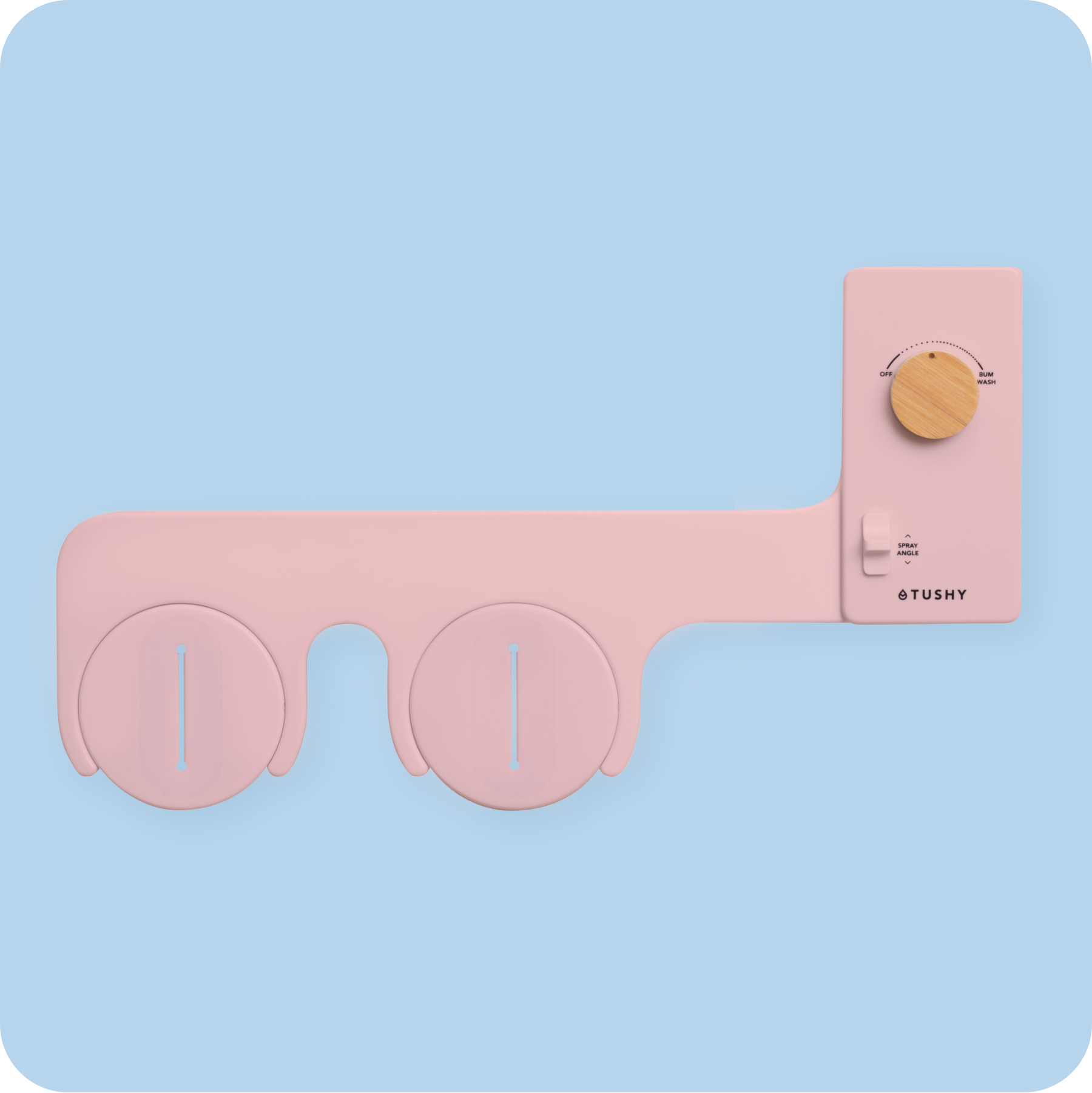 2 Pack Pink/Bamboo
