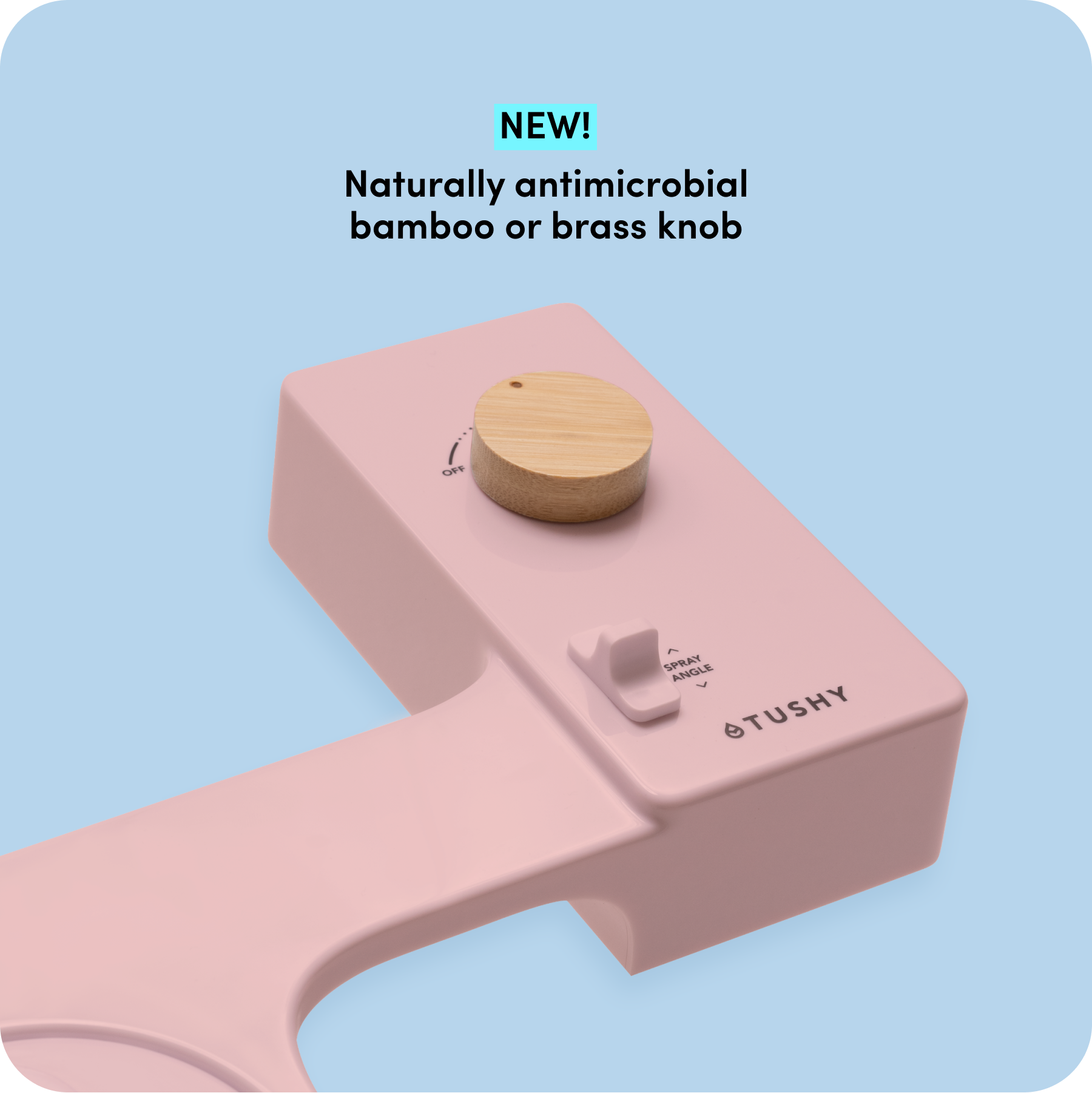 Pink Bamboo Bundle Knob