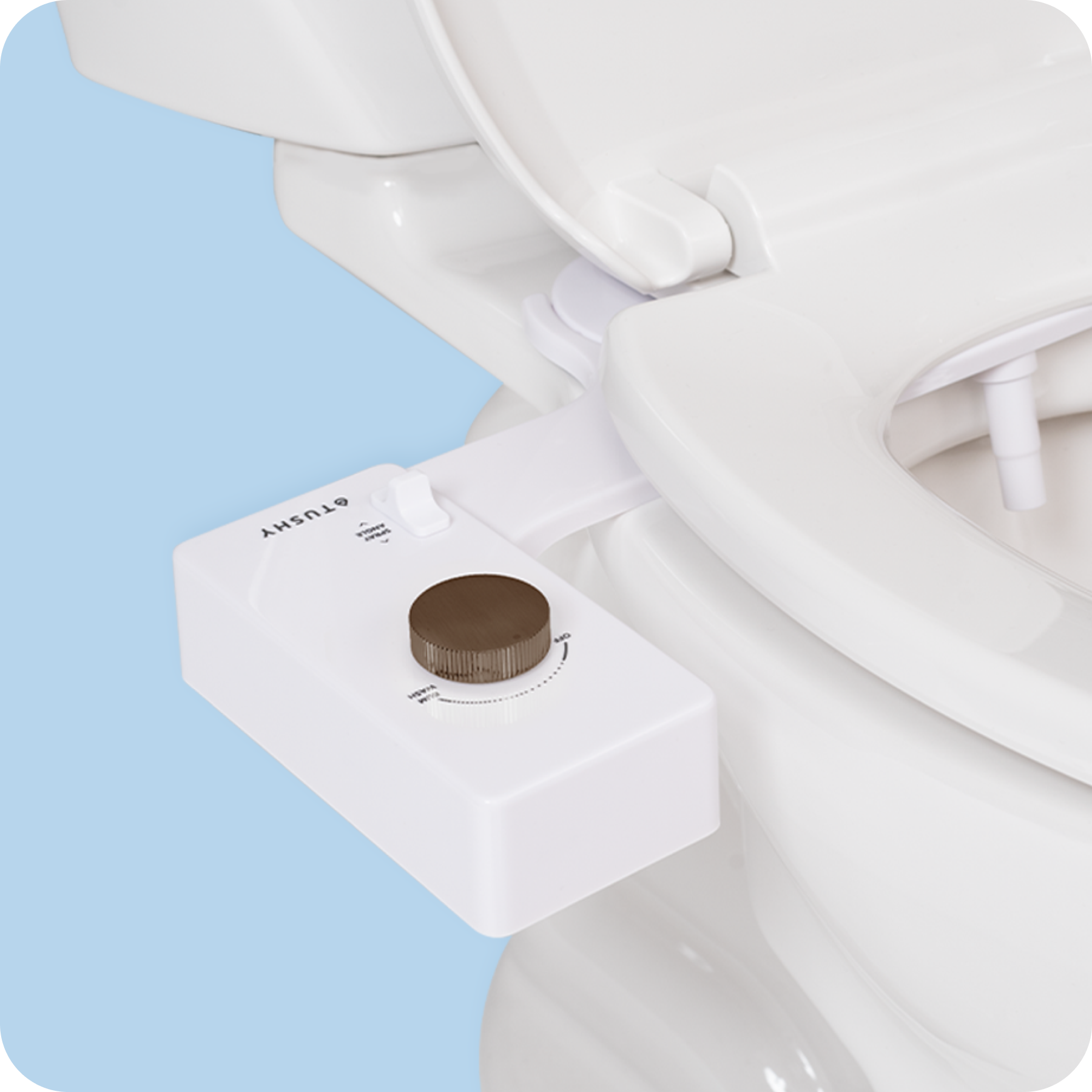 White with Bronze Bundle Knob