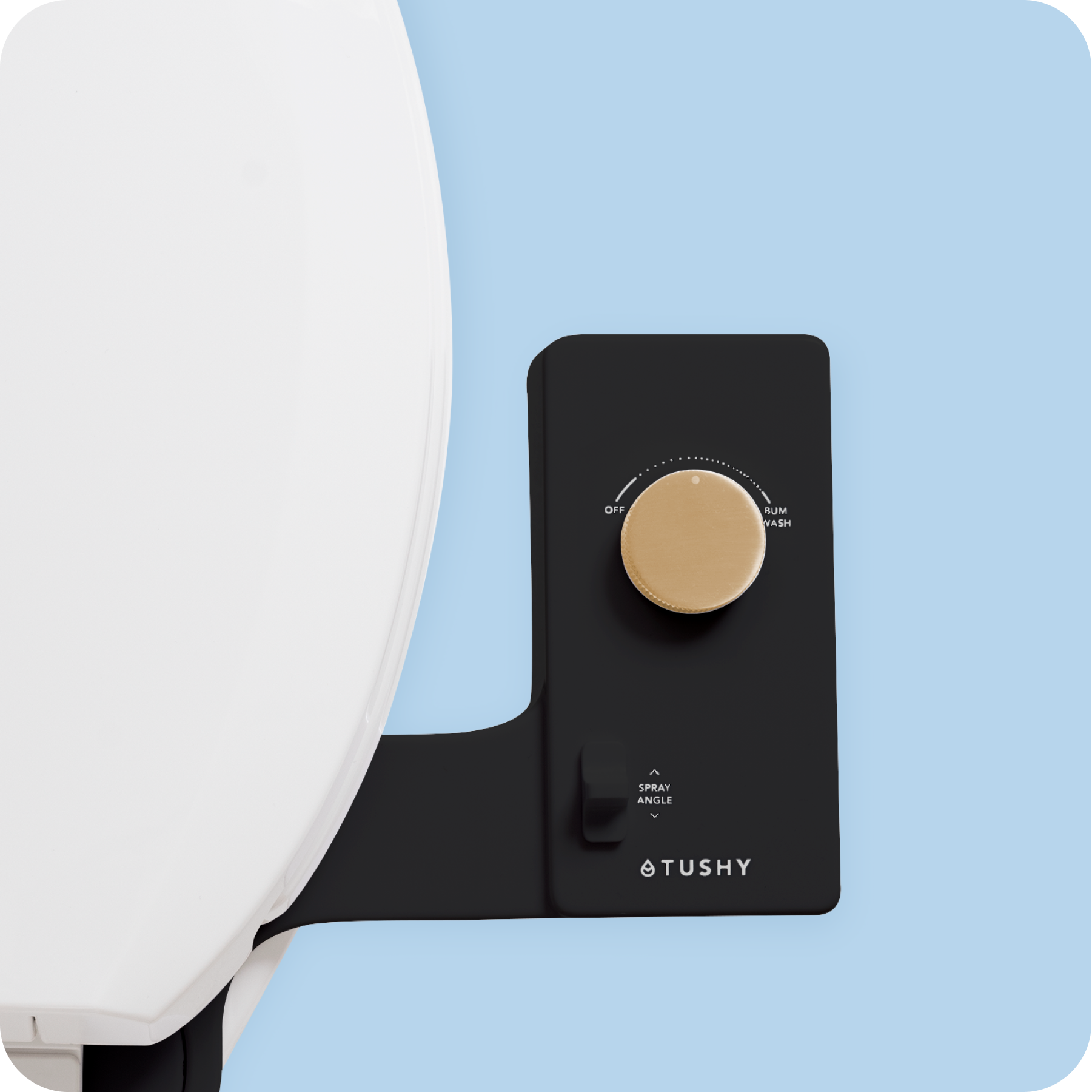 White with Noir Bundle Knob