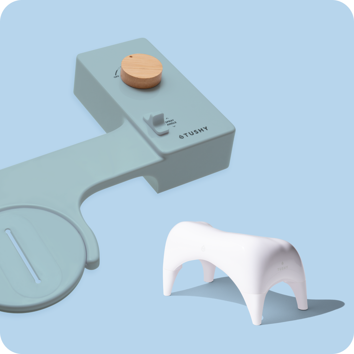 Blue Bamboo Bundle Knob