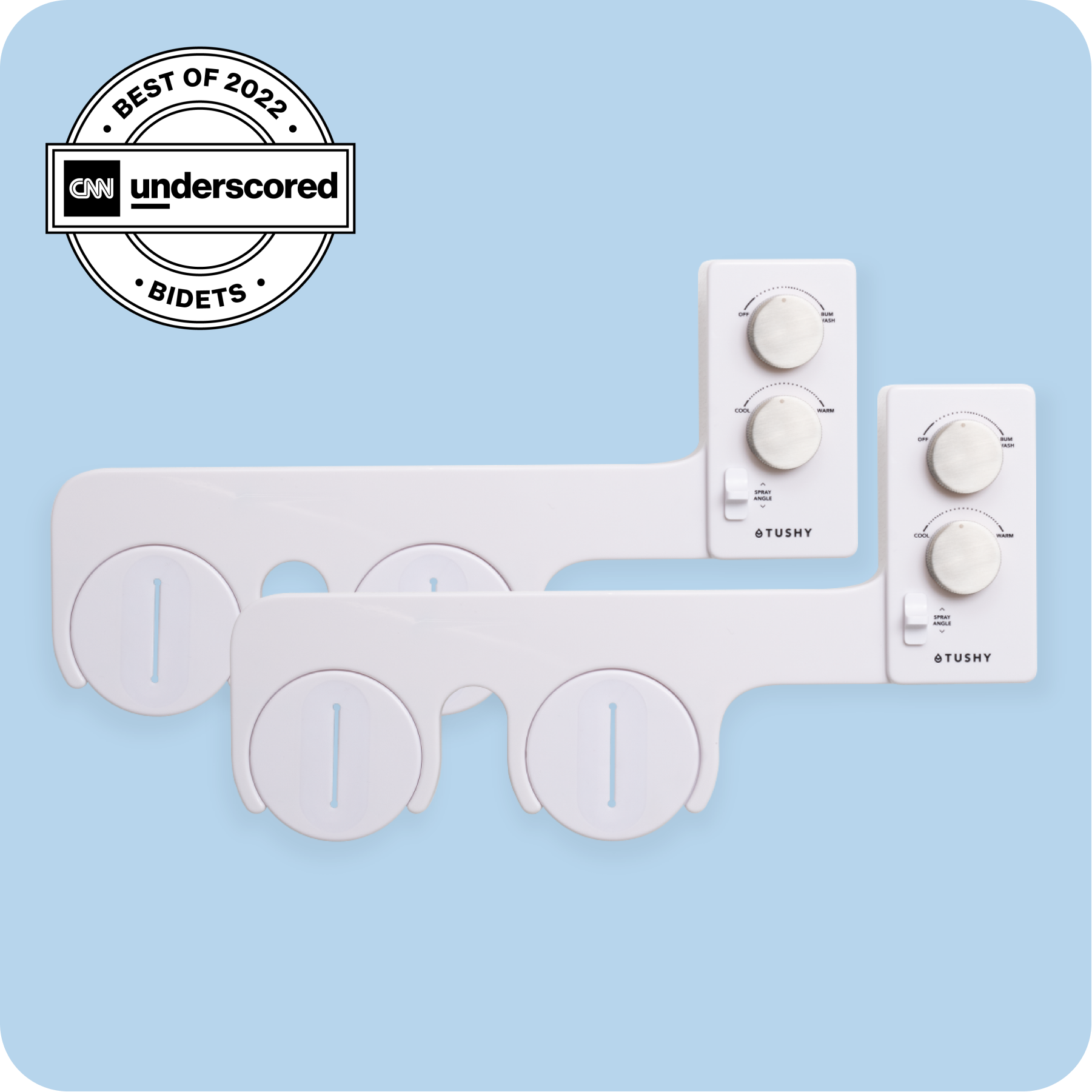 2 Pack White/Platinum