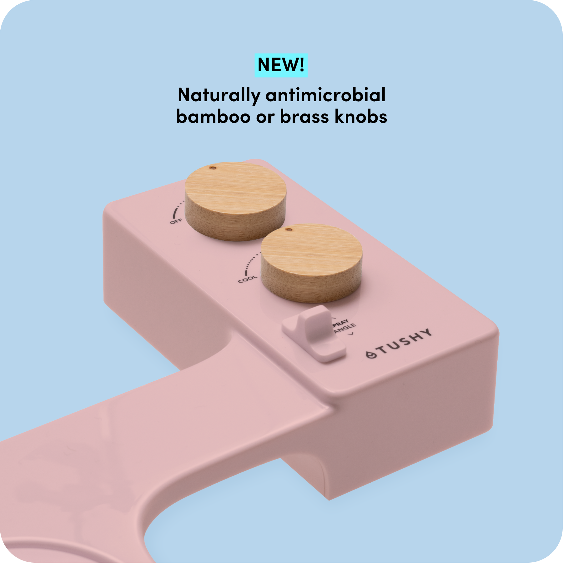 Pink Bamboo Bundle Knob