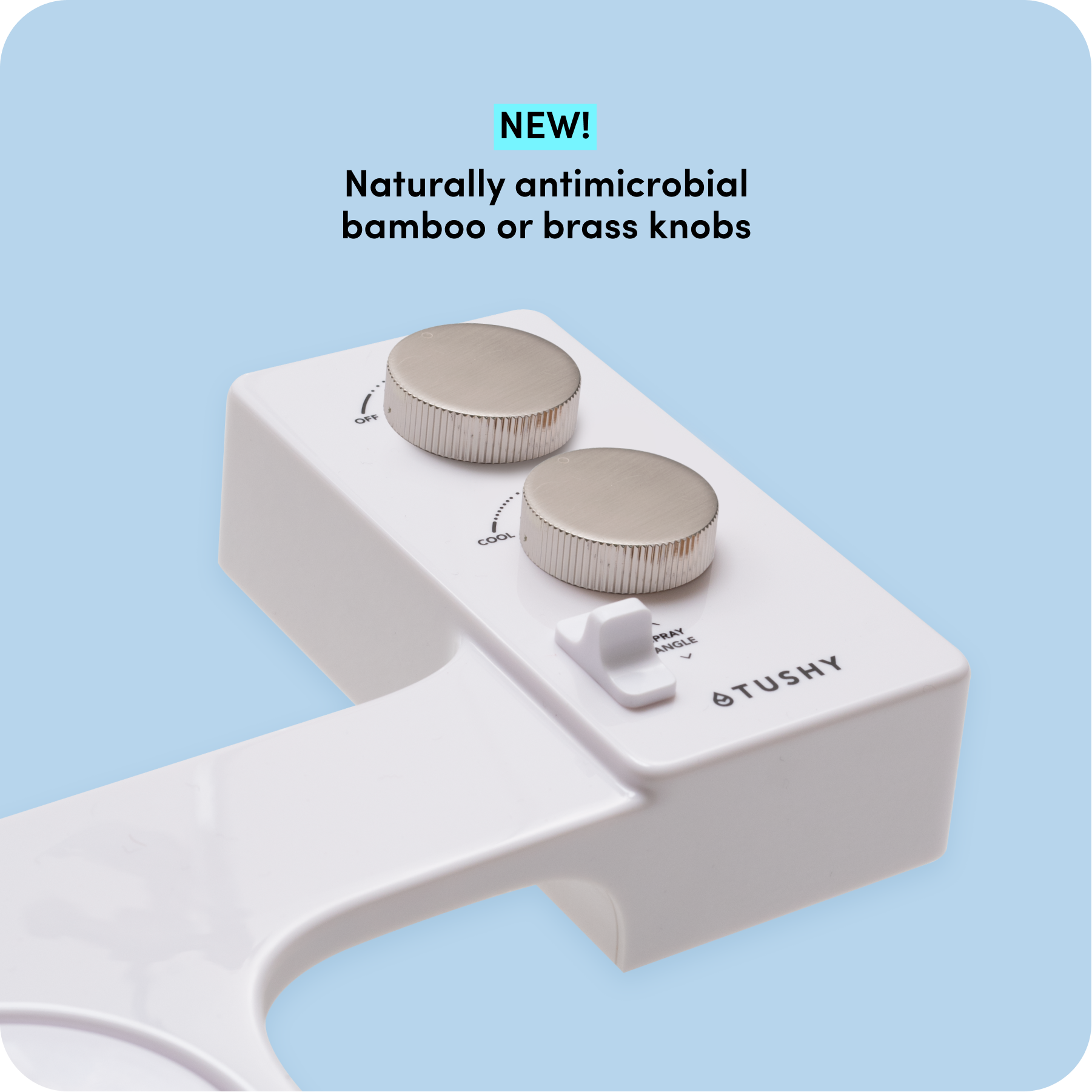 White with Platinum Bundle Knob