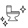 Toilet seat icon