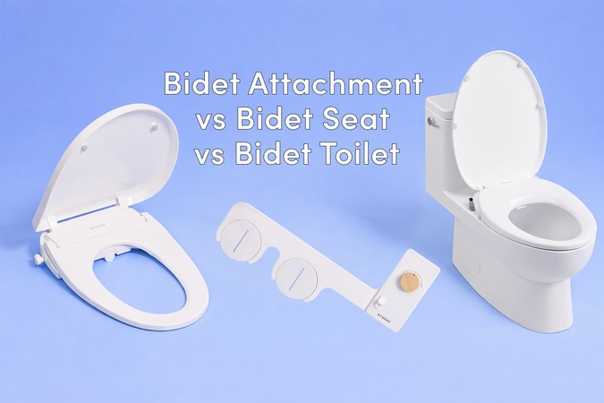 Bidet Toilet vs Bidet Seat vs Bidet Attachment: Which One Is Best for You?