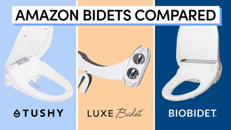 Amazon Bidets Compared: TUSHY vs Luxe vs BioBidet