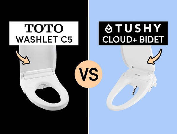 TOTO Washlet C5 vs TUSHY Cloud+: Which Bidet Seat Should You Buy?