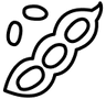 icon of soy bean