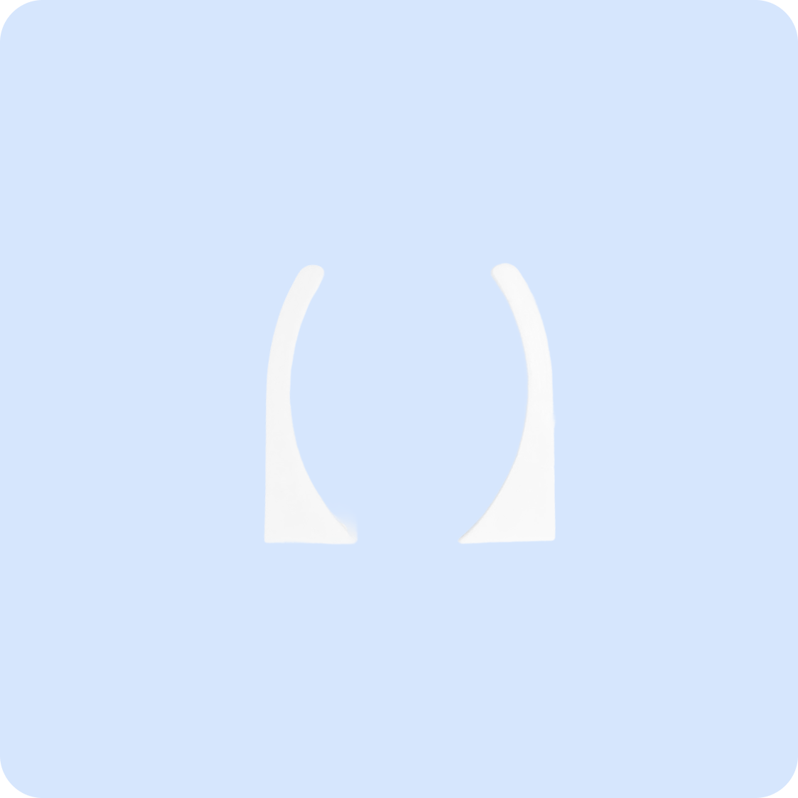 White bumper pads on a Light blue background