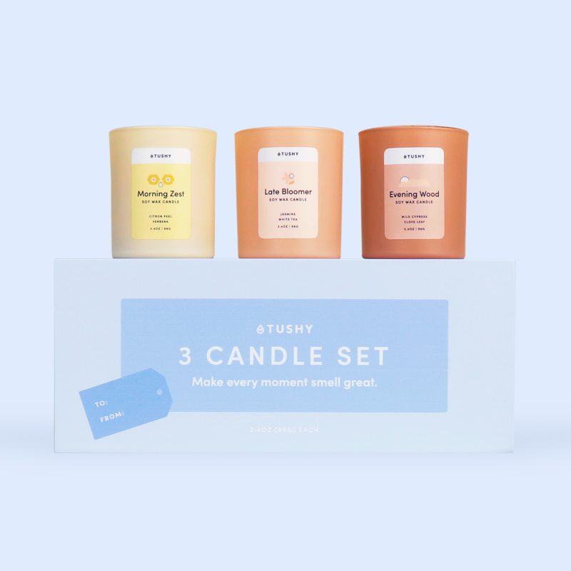 Bathroom Candle Gift Trio