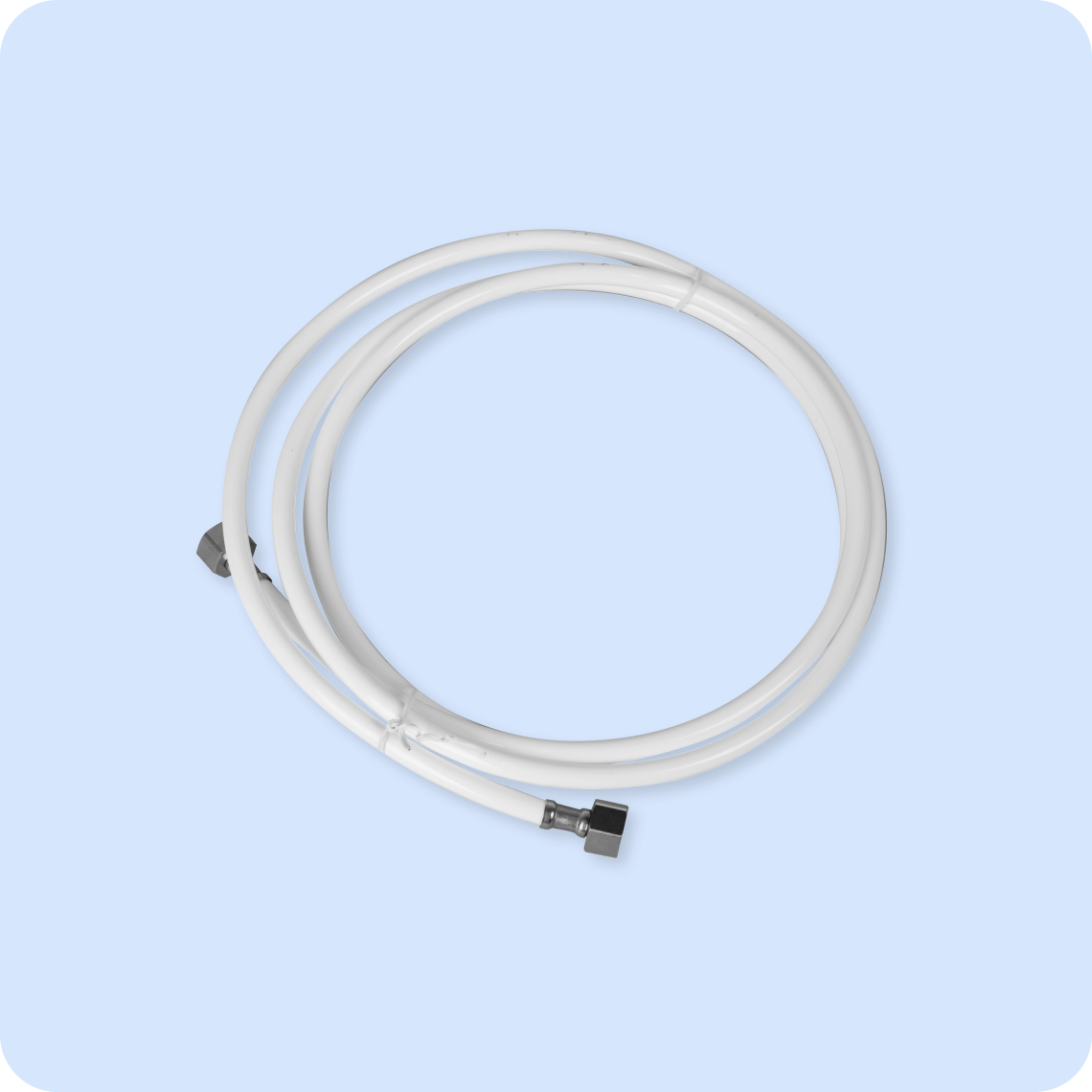 9' Polyurethane Tube with Dual Brass 3/8