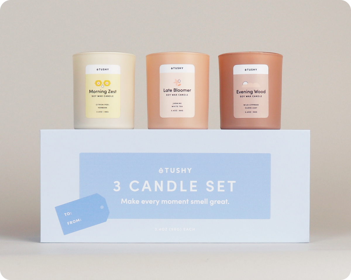 Bathroom Candle Gift Trio