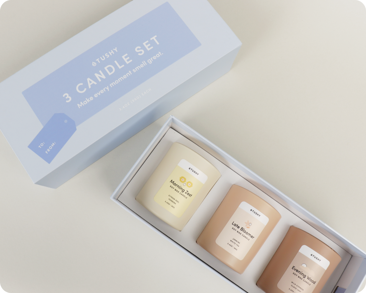 Bathroom Candle Gift Trio