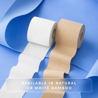 Premium White Bamboo Toilet Paper