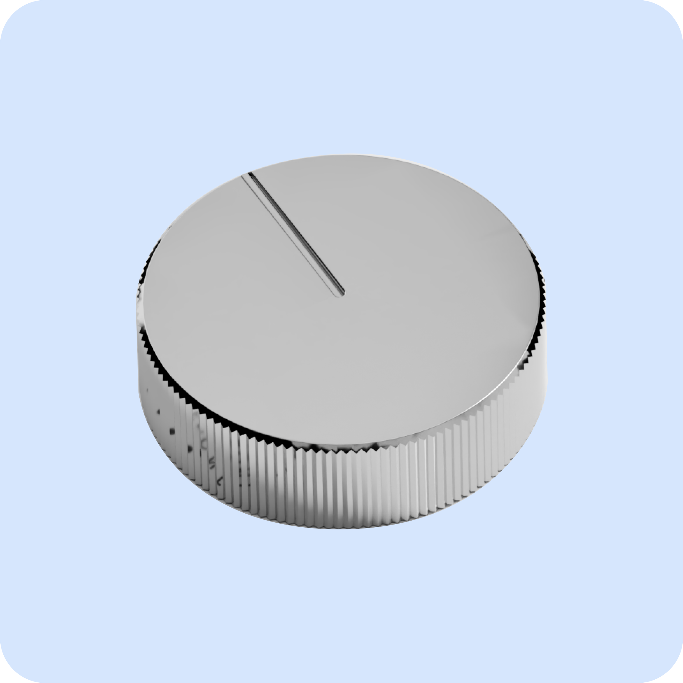 4.0 Pressure Knob: Chrome