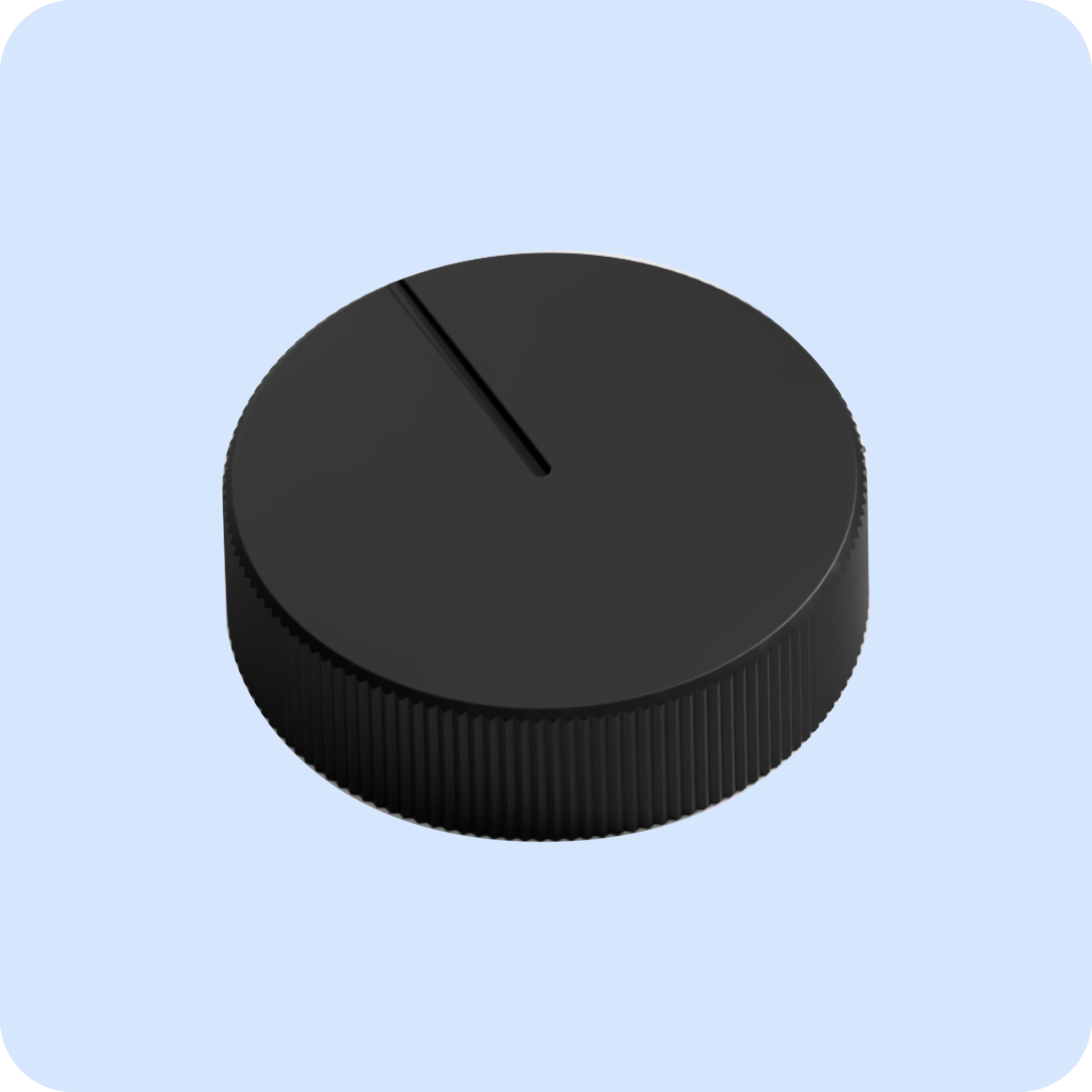 4.0 Pressure Knob: Matte Black