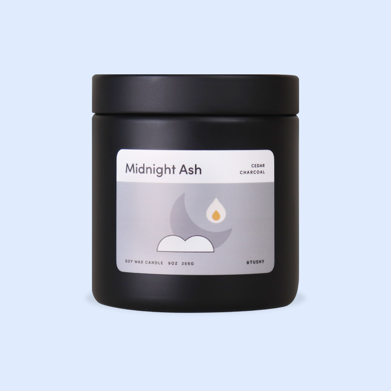 Midnight Ash Bathroom Candle Bathroom Accessories TUSHY