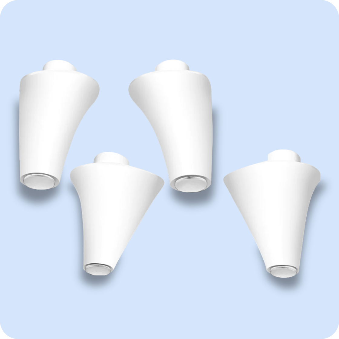 Ottoman Legs (Set of Four) Parts & Accessories TUSHY White Relaxed