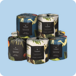 Premium Bamboo Toilet Paper 8 Rolls Toilet Paper TUSHY