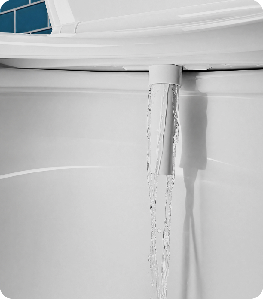 Patented SmartSpray™ nozzle. 