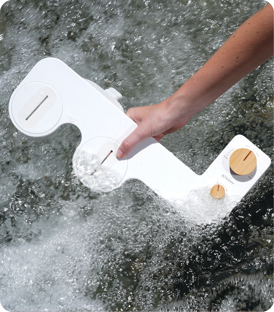 Water cleans 2x better than paper.