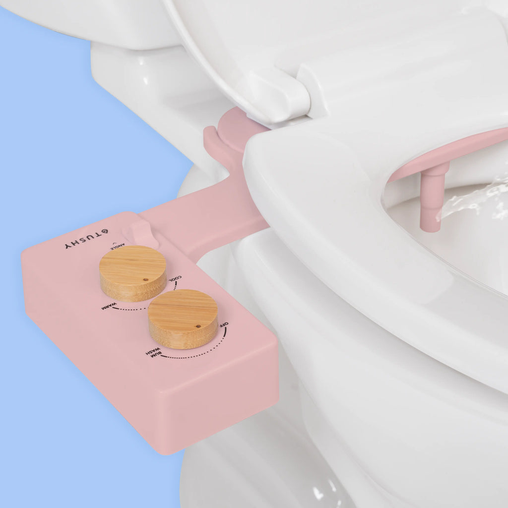 TUSHY Spa 3.0 - Pink/Bamboo