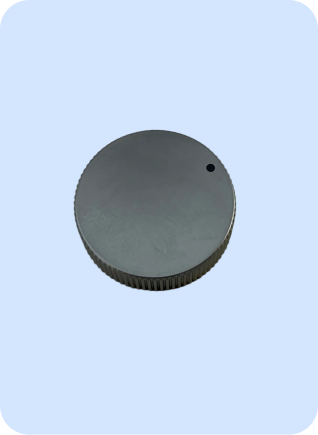 Matte Silver Pressure Knob for Fresh TUSHY