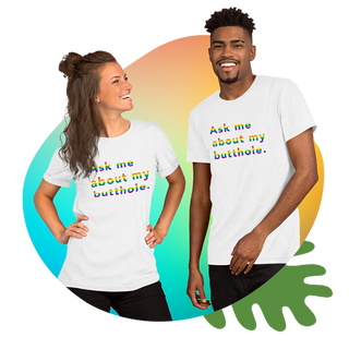 TUSHY Rainbow Butthole T-shirt Merch TUSHY