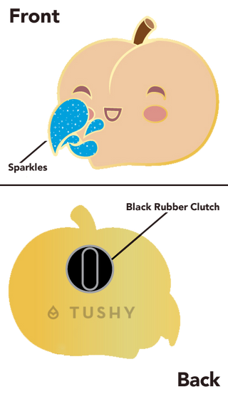 Peach Pin Merch TUSHY