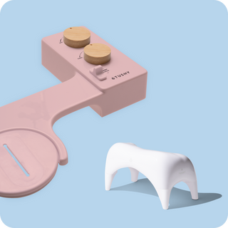 Pink Bamboo Bundle Knob