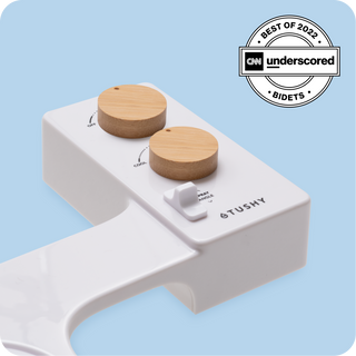 White with Bamboo Bundle Knob