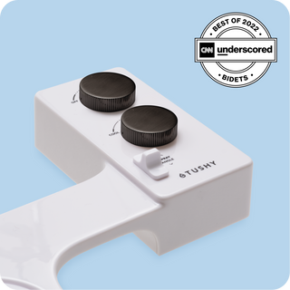 White with Gunmetal Bundle Knob