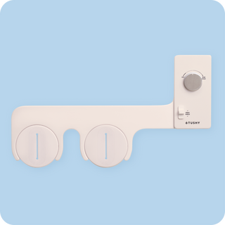Tushy Classic 3.0 Biscuit/Platinum - a classic affordable bidet attachment by TUSHY