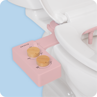 Pink Bamboo Bundle Knob