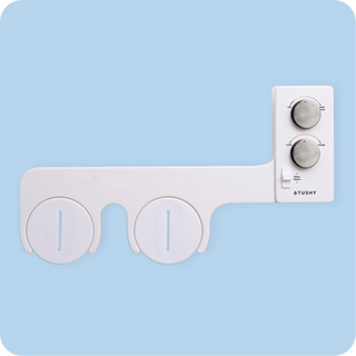White with Gunmetal Bundle Knob