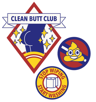 Clean Butt Club Scout Merch TUSHY