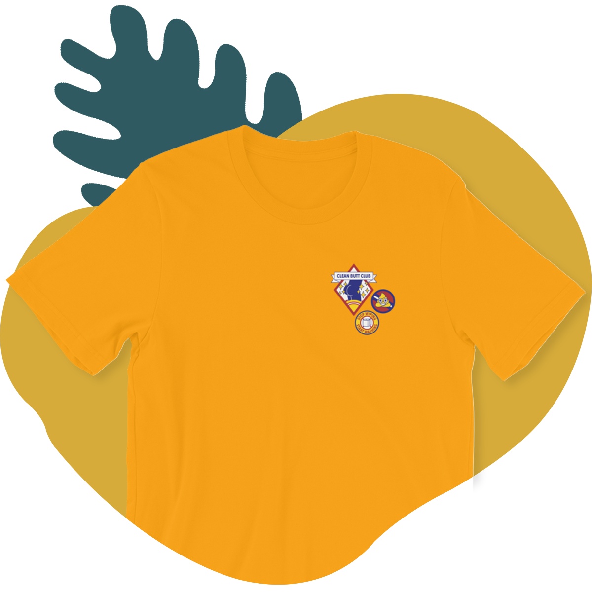 Clean Butt Club Scout Merch TUSHY Gold S