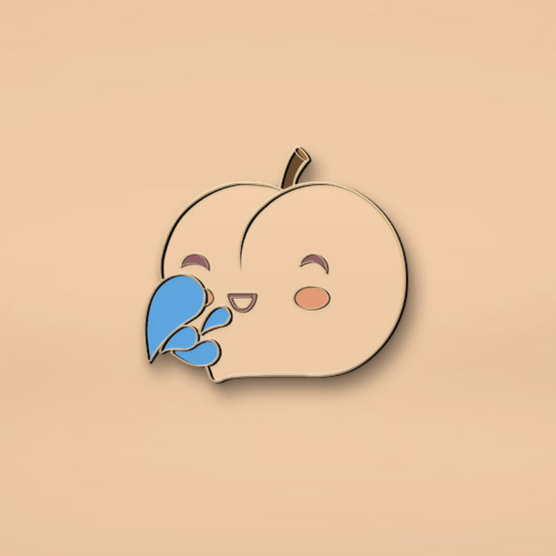 Tushy Peach Pin