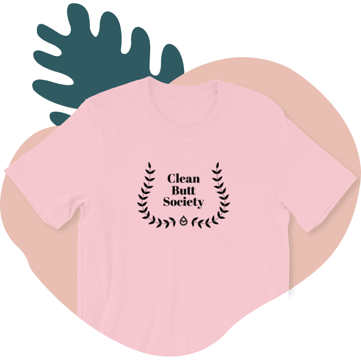 Shop Product Pink - tushy Clean Butt Society shirt pink